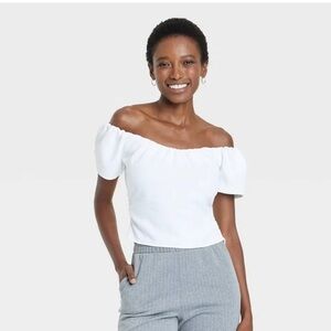 NWT A New Day Slim Fit Cold Shoulder Blouse